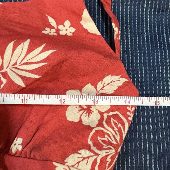 Wild Fable Mini Dress Womens S Red Floral Y2K Cottagecore Summer Vacay Sundress - Picture 7 of 9